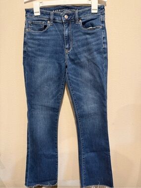American Eagle Outfitters Straight Leg Jeans in Blue Denim